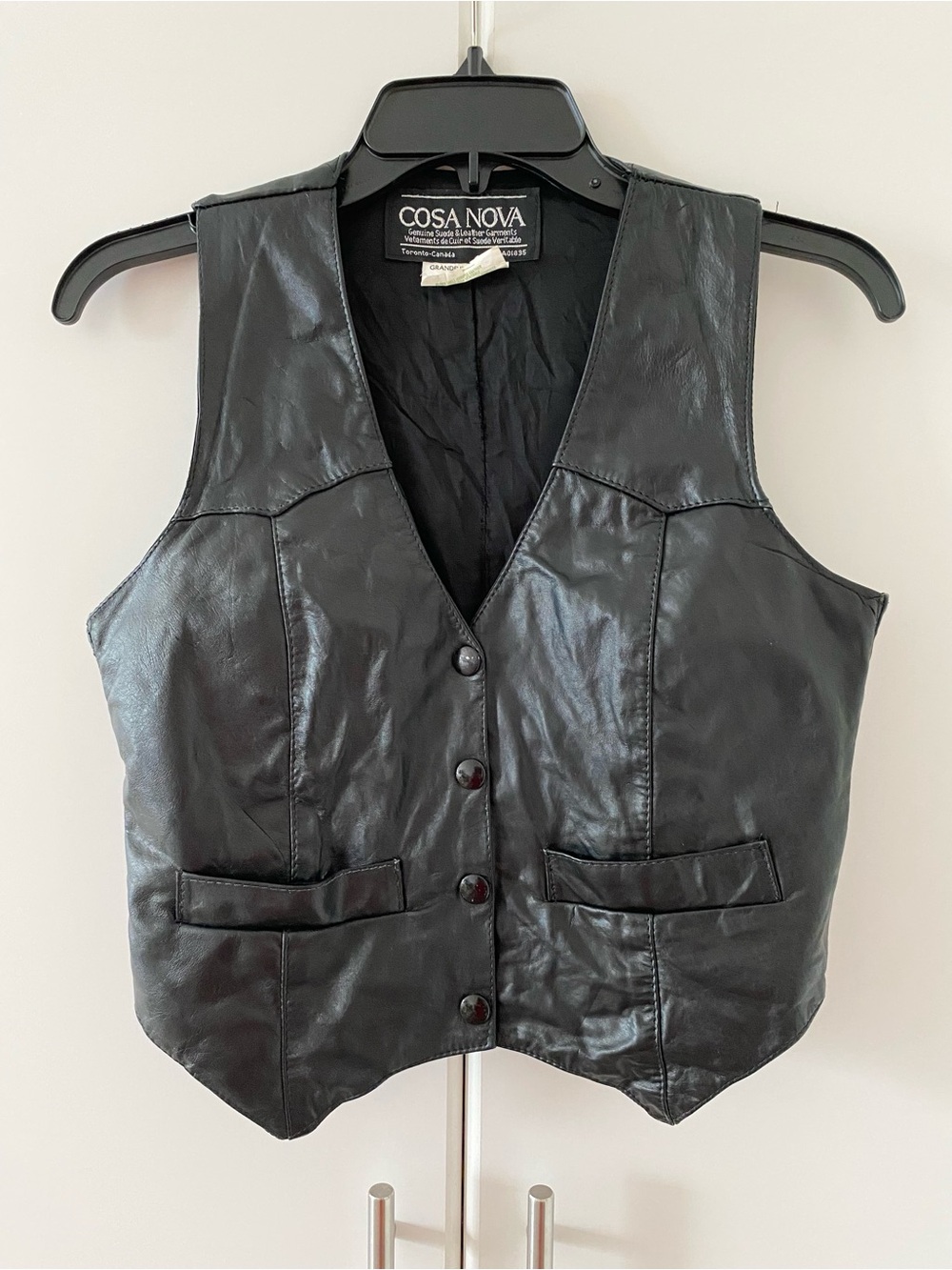 Vintage Cosa Nova Leather Vest